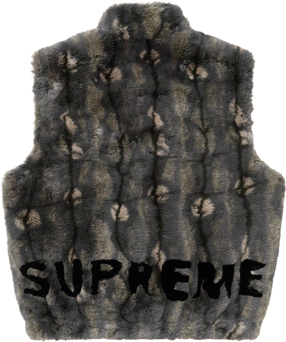 Faux Fur Hooded Vest view 22